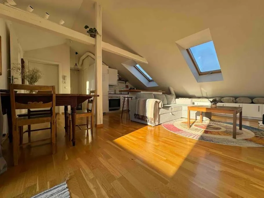 Image of Sunny loft with terrace close to city center