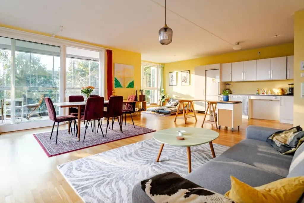 Image of Corner apartment in Thorshovdalen with 3 bedrooms, 2 bathrooms, 2 parkings and 3 balconies