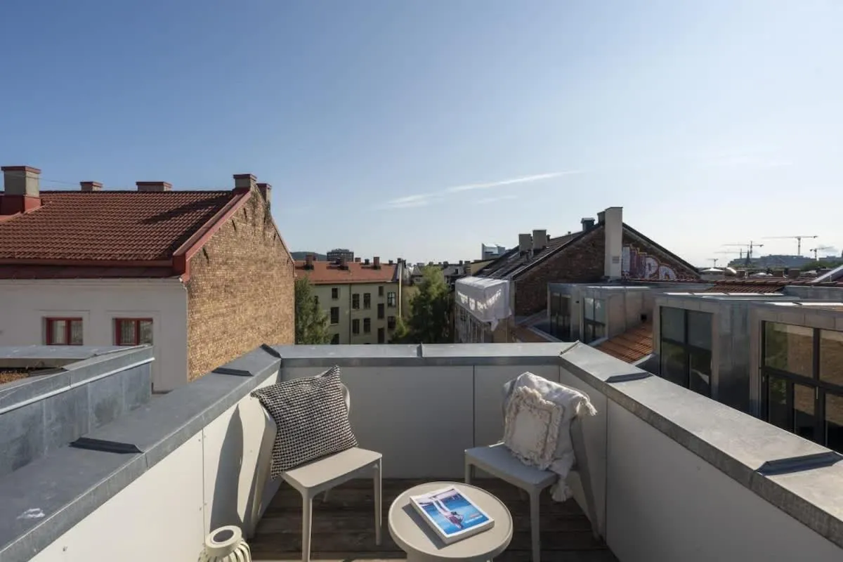 Image 1 of Dinbnb Apartments Grünerløkka I Penthouse with Private Rooftop I 2 Bedrooms & 1 Bathroom